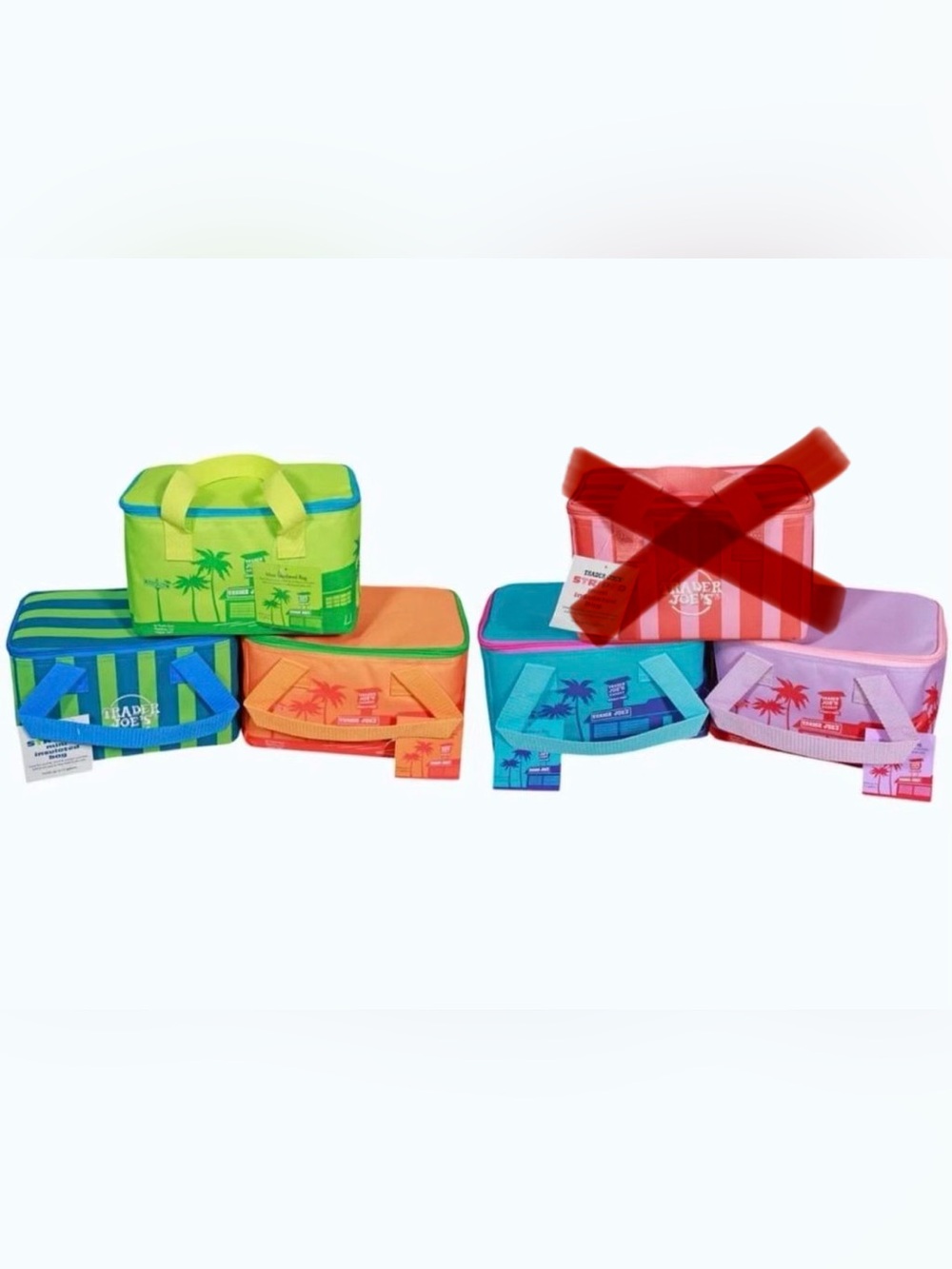 Limited Edition! Trader Joe's Insulated Lunch Totes -  Orange Tote